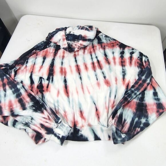Young Fabulous & Broke YFB Raissa Hoodie Tie Dye Oversized Dolman Sleeve M/L - Picture 3 of 7